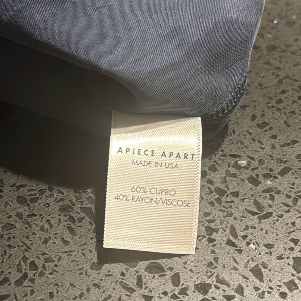 Apiece Apart Chimayo Bi-Level Casual Dress Navy Blue Size 4 Womens - Picture 4 of 8